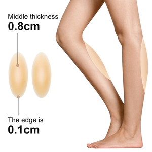 Xu Hướng Mới Thoải Mái Chính Xác Chân Hình Dạng Chân Bên Trong Đùi Chống Corrector Màu Da Tự Dính Silicone Bê Miếng Đệm Cho Phụ Nữ - Product Image 4