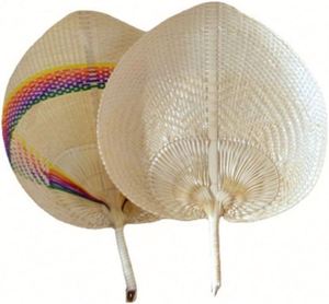 พัดมือถักลายสวย ขายดี พร้อมลวดลายปรับแต่งได้ งานฝีมือไม้ไผ่ทำมือ - Product Image 5