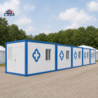 Maison préfabriquée en conteneur, abri d'urgence portable, secours en cas de catastrophe, maison mobile modulaire, maison préfabriquée temporaire en conteneur