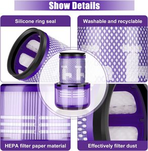 <span class=keywords><strong>V12</strong></span>ตัวกรองสูญญากาศชิ้นส่วนอะไหล่สำหรับ S <span class=keywords><strong>V12</strong></span>ตรวจจับตัวกรอง<span class=keywords><strong>เครื่อง</strong></span><span class=keywords><strong>ดูด</strong></span><span class=keywords><strong>ฝุ่น</strong></span>แบบบาง71517-01 - Product Image 2