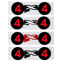 Logo en plastique 3d personnalisé autocollants latéraux de corps de garde-boue conviennent aux peaux de véhicules tout-terrain et aux accessoires de décoration de camion