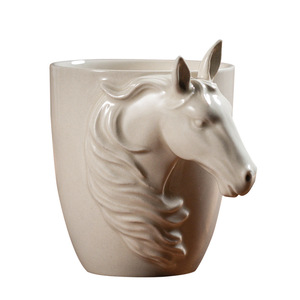 Customized 180ml <b>Ceramic</b> Espresso <b>Cup</b> Animal Three-dimensional Handle Water <b>Cup</b> - Product Image 5