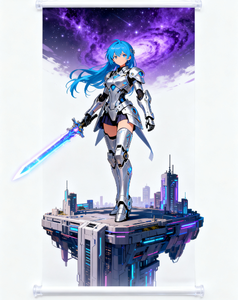 Affiche murale Vibrant Anime avec porte-affiche magnétique pour <span class=keywords><strong>chambre</strong></span> d'enfant - Product Image 3