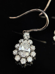 Regalos Xinfly para Mujer, Oro Puro 18K, Diamantes Naturales GIA, Aretes para Boda, Cumpleaños, Aniversario, Joyería para Mamá, Novia - Product Image 4