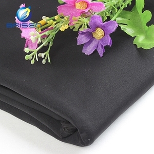 Phúc kiến nhà sản xuất căng màu đen 95% <span class=keywords><strong>Polyester</strong></span> 5% spandex jersey vải chống tĩnh co kháng cho may mặc - Product Image 2