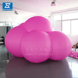 Nubes inflables gigantes con luces de colores Decoración publicitaria Globo de nube inflable - Product Image 5