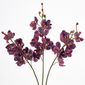 Fiori di Orchidea <span class=keywords><strong>Vanda</strong></span> Artificiali di Alta Qualità, Idratanti e Realistici, per Decorazioni di Soggiorno, Matrimoni ed Eventi all'Aperto - Product Image 3