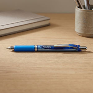 Pentel EnerGel Xm <b>Retractable</b> 0.25mm Blue Gel <b>Pen</b> Geltintenroller" - Product Image 3
