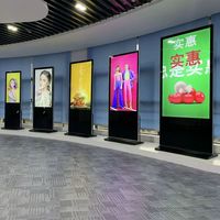 55-дюймовый тонкий цифровой напольный LCD-дисплей с Mini-LED подсветкой, цветовой гаммой Adobe RGB 98% и мультимедийным плеером