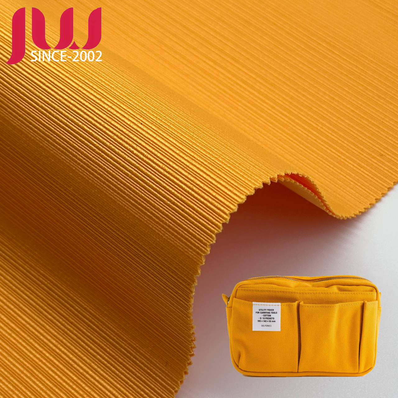 Hot Sale 150D 3D Striped PU Fabric 100% Recycled Polyester Durable Flexible Waterproof Lining for Bags Shoes Outdoor Gear