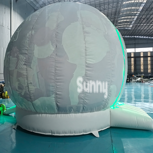 Décoration <span class=keywords><strong>de</strong></span> Noël géante d'extérieur, globes à <span class=keywords><strong>neige</strong></span> gonflables, tentes en forme <span class=keywords><strong>de</strong></span> dôme transparentes, boules <span class=keywords><strong>de</strong></span> <span class=keywords><strong>neige</strong></span> pour affichage publicitaire - Product Image 5