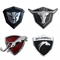 Emblema personalizado Insignia de coche con insignia adhesiva 3M Cromo brillante 3D en relieve Letras automáticas Emblemas ABS