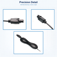 Câble Pigtail ZHONGXIAN 1,5 m Micro-Fit 3.0, pas de 4 broches, extrémité moulée dénudée et étamée, isolation PVC, faisceau de câbles Molex MX3.0