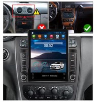 Navegador GPS para Auto con Pantalla Grande de 9.7 Pulgadas, Android para Benz W203 W209 W219, Sistema con Punto de Acceso WIFI, CarPlay Inalámbrico, Reproductor de Audio para Auto