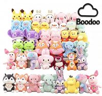 Mesin Cakar Boneka Mini 20-25cm, Mesin Vending Mainan Plush, Mesin Cakar Boneka Kapas PP 7 Inch, Gantungan Kunci Boneka Hewan Isi Kapas