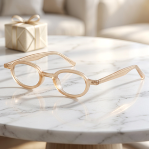 Gafas Anti-Luz Azul RTS, Montura Ovalada Vintage Completa con Marco TR90, Lentes AC, Patillas de Acetato para Hombre y Mujer, Tendencia 2026 - Product Image 3