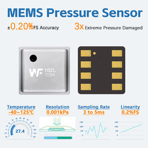 11Bar MEMS piezoresistif basınç sensörü çip WF162L, el lastik basınç göstergesi için yüksek hassasiyet sensörleri modülü, hava pompası - Product Image 5