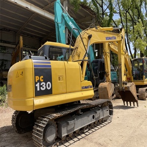 Excavadora hidráulica de segunda mano Komatsu PC130 de 12 toneladas, excavadora para excavar, de segunda mano, Komatsu PC130 de 95% a 7, hecha en Japón, nueva, 130, - Product Image 6