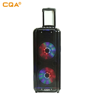 Guangzhou CQA sistema de altavoces estéreo fiesta Bluetooth altavoz de carga inalámbrica portátil carro altavoz con micrófono