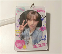 Gantungan Kunci Akrilik GOSS Bingkai Foto Kpop Gaya Lucu, Tempat Kartu Foto Dua Sisi Custom, Gantungan Kunci Akrilik Custom, Tempat Kartu Akrilik