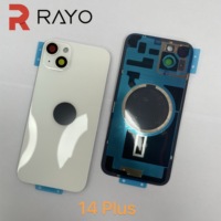Pièces de rechange OEM : Boîtier avec lentille d'appareil photo, couvercle magnétique de la batterie et vitre arrière pour iPhone 14, 14 Plus, 15, 15 Plus, 15 Pro, 16 Pro Max