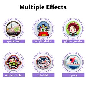 Supports de téléphone promotionnels mignons en acrylique, motif dessin animé, pliables, adhésifs, réglables, en plastique - Product Image 5