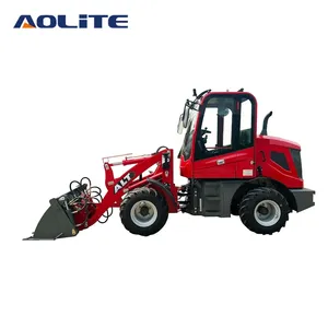 Aolite 610 giấy chứng nhận CE 10000kg Bánh Xe tải nhỏ gọn có khớp nối loader thiết bị xây dựng máy móc trên bán