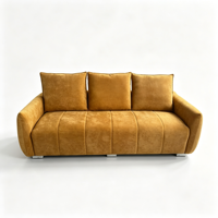 Canapé-lit convertible moderne de luxe sans accoudoirs, pliable à plat, capitonné en éponge, gain de place pour la maison et l'hôtel, confort optimal