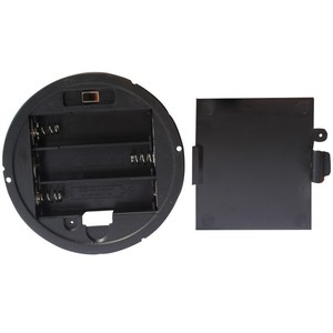 Trắng & đen 3 AA pin chủ box với On/Off chuyển đổi 4.5V LED ánh sáng ban đêm phụ kiện chiếu sáng - Product Image 2