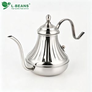 กาต้มน้ำ L-Beans Gooseneck ขนาด 450 ซีซี สแตนเลสสตีล สำหรับชงกาแฟแบบ Pour Over สไตล์เรโทร - Product Image 1
