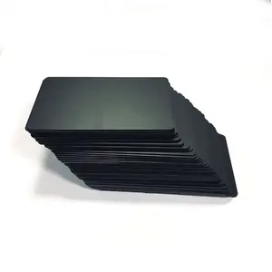Blank PVC Matte Card Printable Plastic Business Card High Quality Smart RFID NFC Gift Card PVC Black Reducer Custom UV Printing