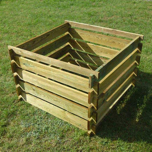 Poste de décharge <span class=keywords><strong>en</strong></span> <span class=keywords><strong>bois</strong></span>, 2000, pour le jardin, l'extérieur, recyclage des déchets - Product Image 5