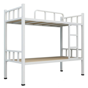 Frame Tweepersoonsbed College Dorm Hotel Slaapzaal Kids Stapelbedden Tweepersoons Platform <span class=keywords><strong>Bed</strong></span> Frame Ontwerp - Product Image 1