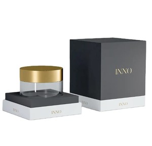 Caja rígida negra sostenible de lujo con diseño de hombro y cuello para embalaje de regalo reutilizable - Product Image 4