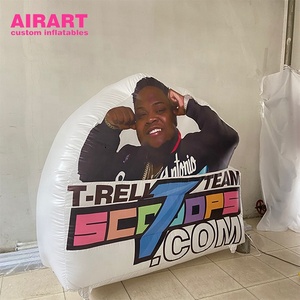 Logotipo Inflable Decorativo Publicitario, Logotipo Inflable de Figura <span class=keywords><strong>Famosa</strong></span>, Tablero Publicitario de Pared - Product Image 3