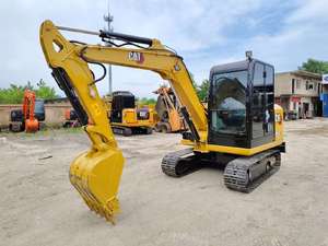 Petite pelle sur chenilles Cat305.5E2 d'occasion haute performance à faible durée de travail Prix réduit-Palier PLC de la pompe à noyau - Product Image 5