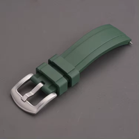 Bracelets de montre personnalisés pour la plongée sportive étanche 19mm 21mm 20mm 22mm Bracelets de montre en caoutchouc vulcanisé FKM