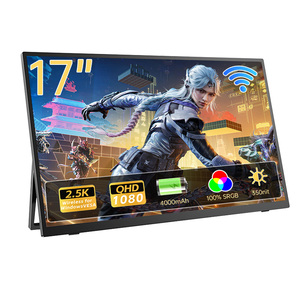 Eimio Pantalla Portátil Inalámbrica de <span class=keywords><strong>17</strong></span> Pulgadas, Conexión Plug and Play, Batería Integrada, Configuración con un Solo Cable, Monitor Portátil, Extensor de Pantalla para <span class=keywords><strong>Laptop</strong></span>, OEM - Product Image 1
