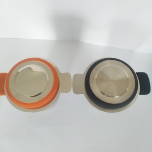 Infuseur à feuilles mobiles en acier inoxydable 304 avec double poignée et couvercle - Product Image 6