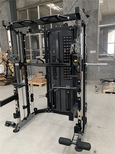 Fabrika fiyat vücut geliştirme kablo Crossover çok fonksiyonlu güç kafesi G12 Squat çerçevesi egzersiz eğitimi Smith makinesi - Product Image 4