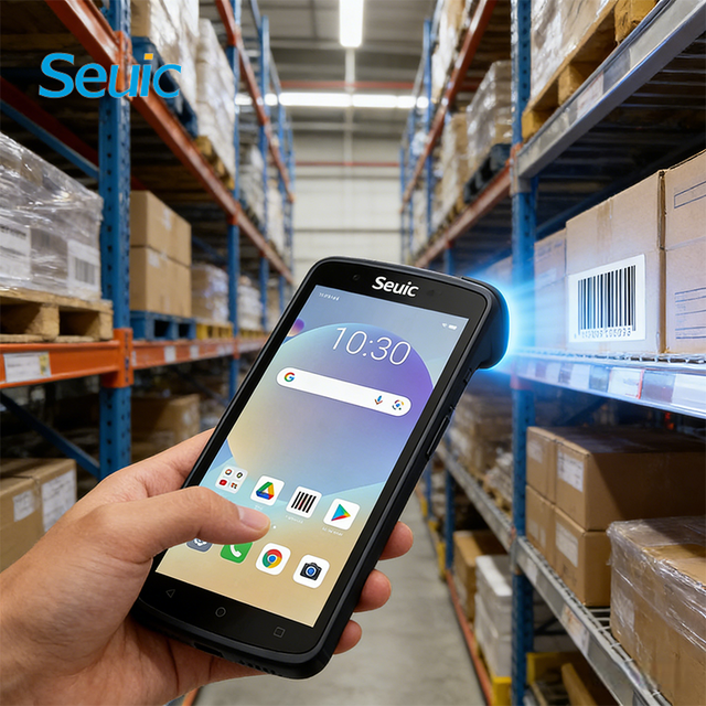 Supermarket Warehouse Pda Scanner Pda Android Handheld Industrial Barcode Scanner