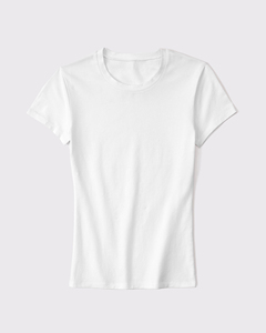 LEDUO Été 2026 Vente Flash T-shirt Femme 100% Coton Col Rond Coupe Slim Décontracté Quotidien Manches Courtes - Product Image 1