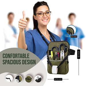 Accessoires pour infirmières, pochette organisatrice pour femmes, ceinture porte-outils, rangement pour stéthoscopes, urgence - Product Image 2