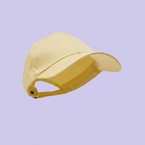 Gorra de Béisbol Amarilla AKIRA de 6 Paneles con Logotipo de Diamantes de Imitación, Ajustable, Unisex, Estilo Casual Urbano, Primavera Verano, Tela de Sarga 100% Algodón - Product Image 3