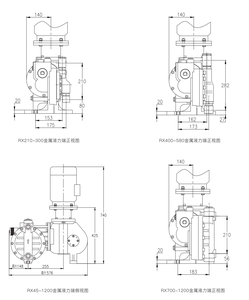 CNF Hot Sale Chemical Metering <b>Sludge</b> Dosing <b>Pump</b> Price for Water Treatment <b>Pumps</b> Mechanical Diaphragm Made - Product Image 4