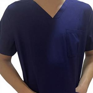 Uniforme Medica Unisex in Spandex Personalizzata per Ospedale <span class=keywords><strong>Divisa</strong></span> Infermiere e Medico a Maniche Corte e Lunghe - Product Image 1
