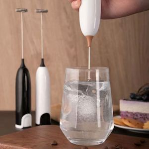 Custom LOGO Battery Operated Mini Foam <b>Maker</b> Stainless Steel <b>Coffee</b> Drink Mixer Powerful Handheld Milk Frother - Product Image 4