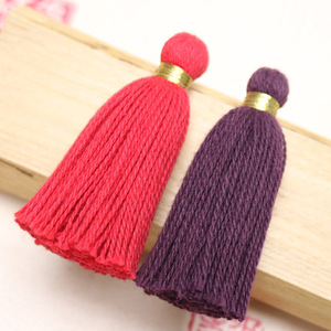 Pampilles en coton pur, accessoires pour vêtements, petite pointes suspendues, fil épais, moelleux, <span class=keywords><strong>sans</strong></span> tête - Product Image 3