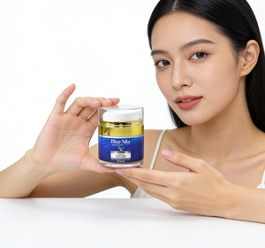 Produit de soin de la <span class=keywords><strong>peau</strong></span>, crème à la niacinamide, hydratante, <span class=keywords><strong>anti</strong></span>-rides, raffermissante, réparatrice, crème pour le visage Blue Nila pour tous types de <span class=keywords><strong>peau</strong></span> - Product Image 4