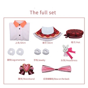 Venta al por mayor <span class=keywords><strong>Hoshino</strong></span> <span class=keywords><strong>Ai</strong></span> Chocolate Lolita vestido de sirvienta Halloween fiesta Oshi no Ko Anime Cosplay disfraz - Product Image 6
